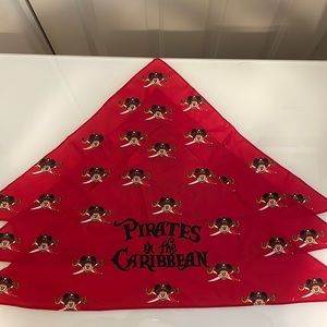 3 Disney cruise line Mickey Mouse Pirates of the Caribbean Bandanas silky